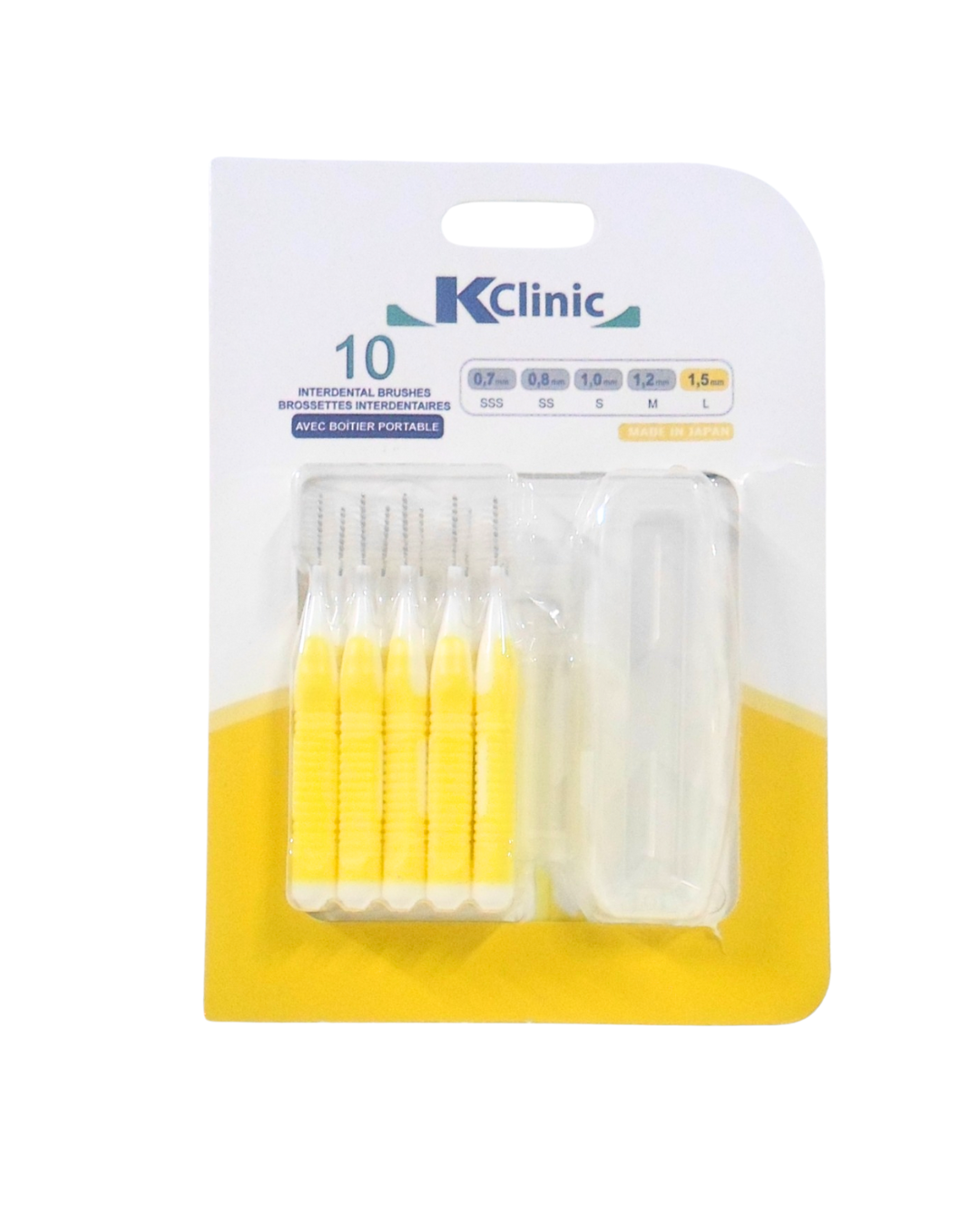 Kin-clinic-brossettes-interdentaire-1.5mm-10unites-1 KIN Clinic Brossettes Interdentaire 1.5mm 10 Unites – Image 1