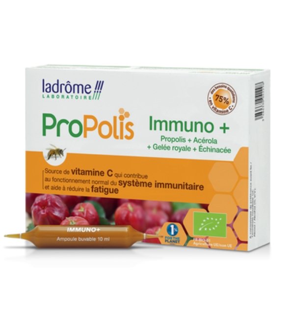 LADROME-PROPOLIS-IMMUNO-20-AMP-1 LADROME PROPOLIS & IMMUNO+ 20 AMPOULES – Image 1