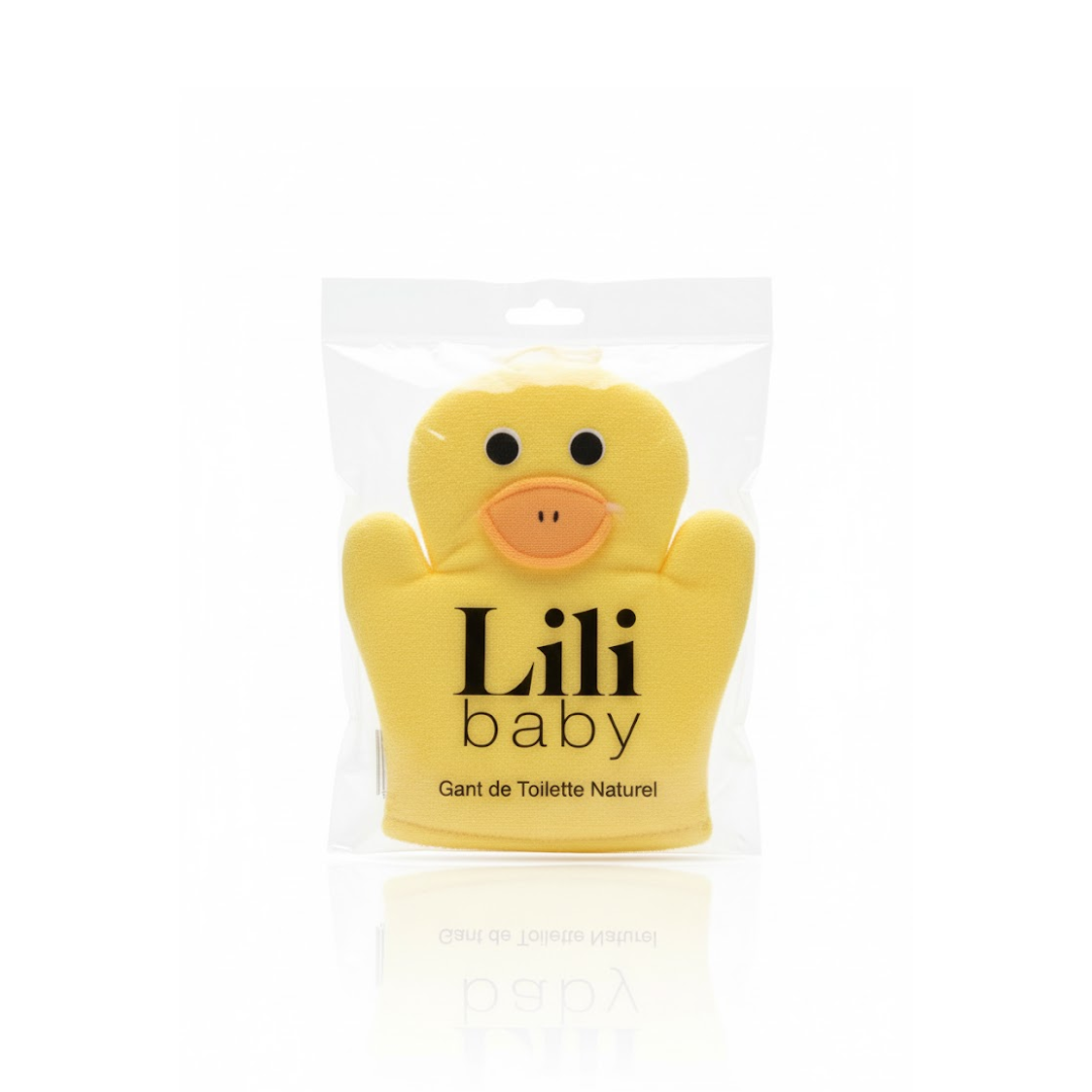 Lili-Care-Gant-De-Savonnage-Enfant-Poussin-1 Lili Care Gant De Savonnage Enfant Poussin – Image 1