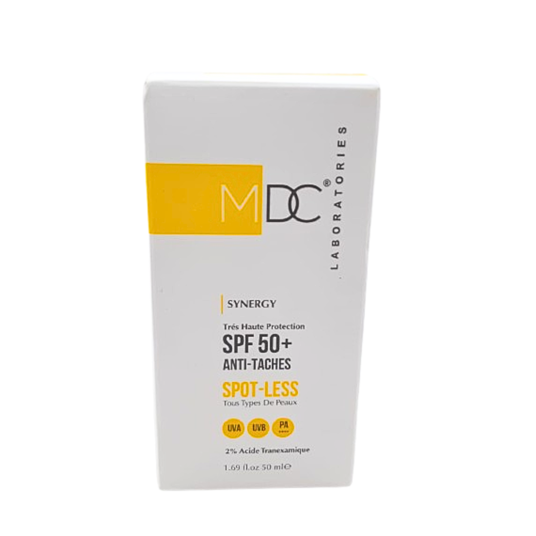 MDC-Synergy-Anti-Dark-Spot-Less-spf50-50ml-1 MDC Synergy Anti-Dark Spot-Less spf50+ 50ml – Image 1