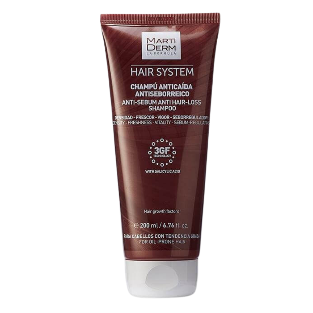 Martiderm-Hair-System-Shampoing-Anti-Sebum-200ml-1 Martiderm Hair System Shampoing Anti-Sebum 200ml – Image 1