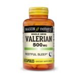 Mason Natural Whole Herb Valerian 500mg 60 capsules 1152-60A