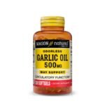 Mason Natural Garlic Oil 500 mg 100 Softgels