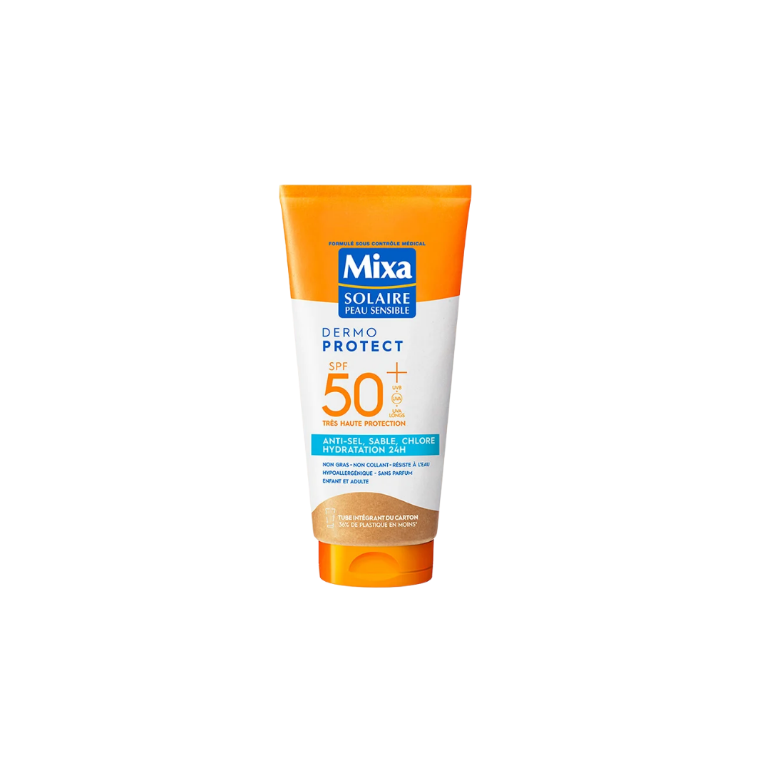 Mixa-Solaire-Lait-Anti-Sable-spf50-175ml-1 Mixa Solaire Lait Anti-Sable spf50+ 175ml – Image 1