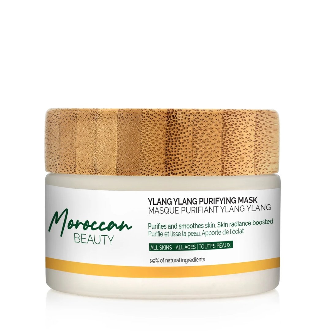 Moroccan-Beauty-Masque-purifiant-Ylang-Ylang-50ml-1 Moroccan Beauty Masque Purifiant Ylang Ylang 50ml – Image 1
