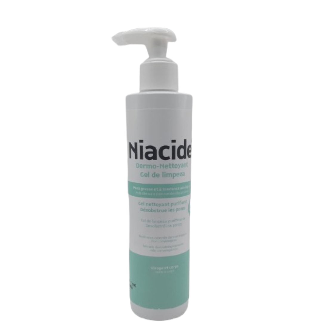 Niacide-Dermo-Nettoyant-200ml-1 Niacide Dermo-Nettoyant 200ml – Image 1