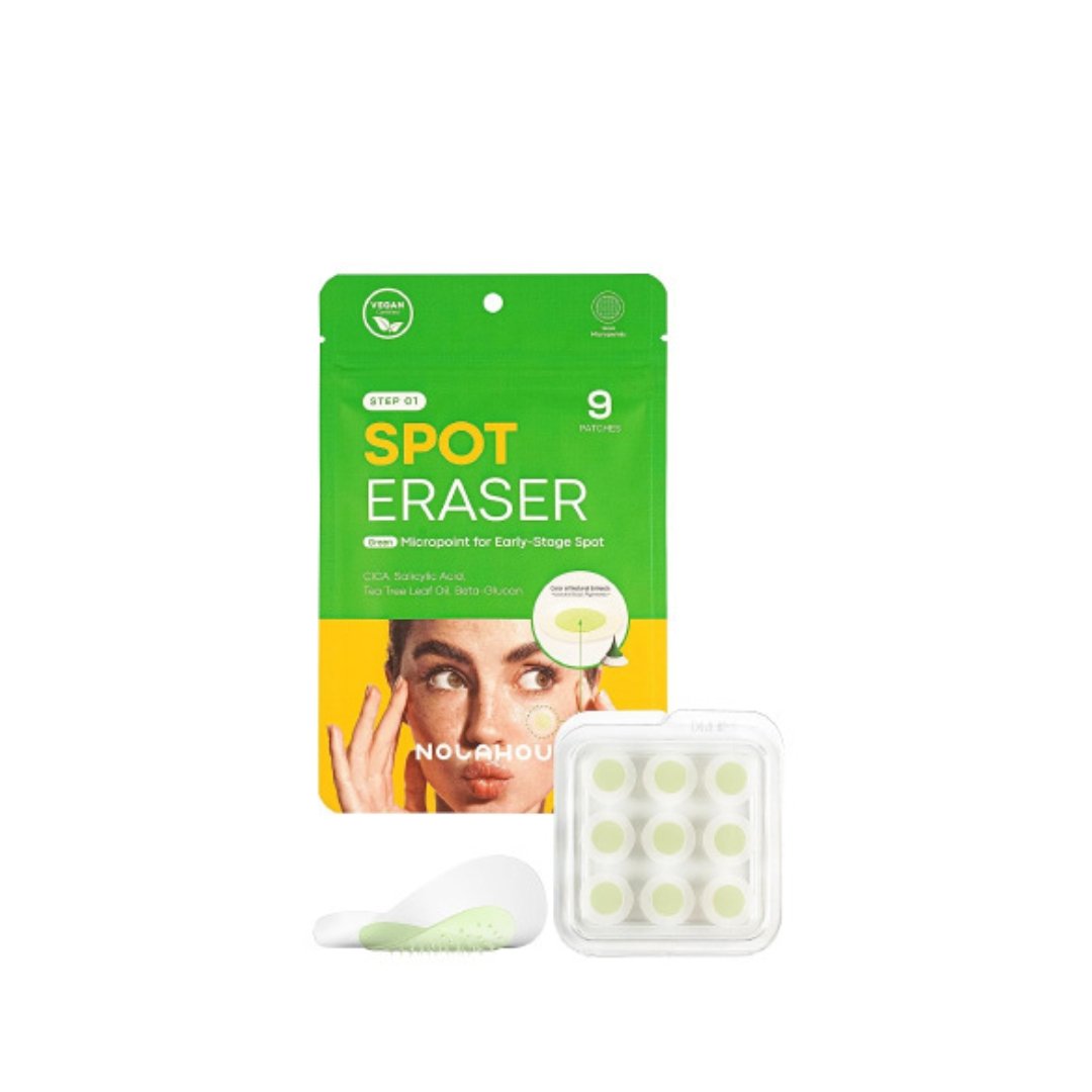 Nolahour-spot-eraser-step-1-1 Nolahour Step 1 Spot Eraser Green 9 Patches – Image 1