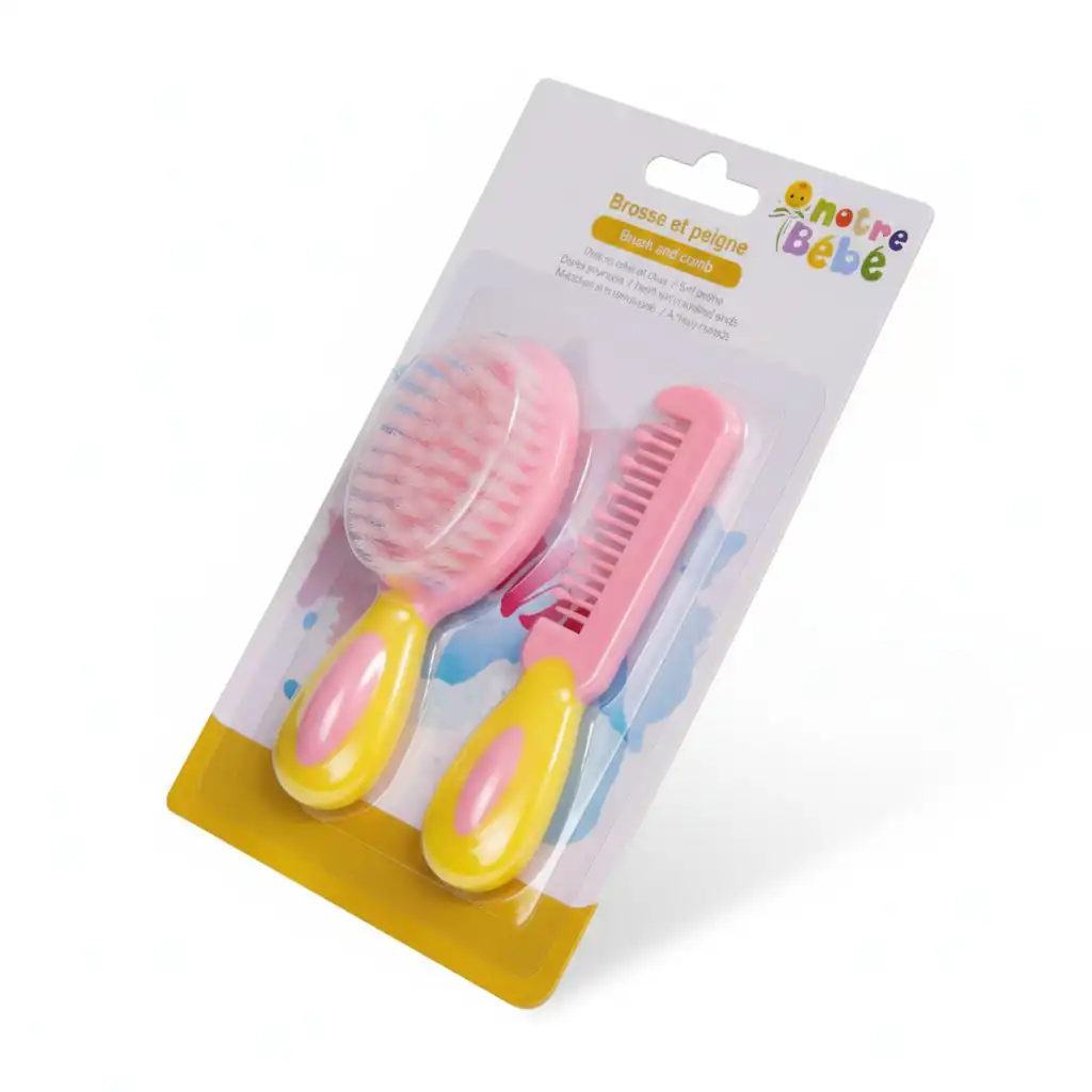 Notre-Bebe-Brosse-Peigne Notre Bebe Brosse & Peigne – Image 1
