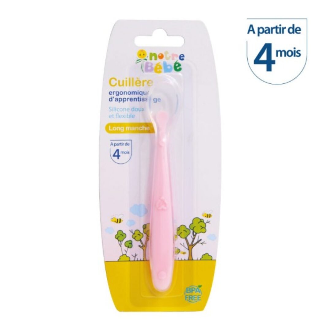 Notre-bebe-Cuillere-ergonomique-4m-1 Notre Bebe Cuillere Ergonomique +4m – Image 1