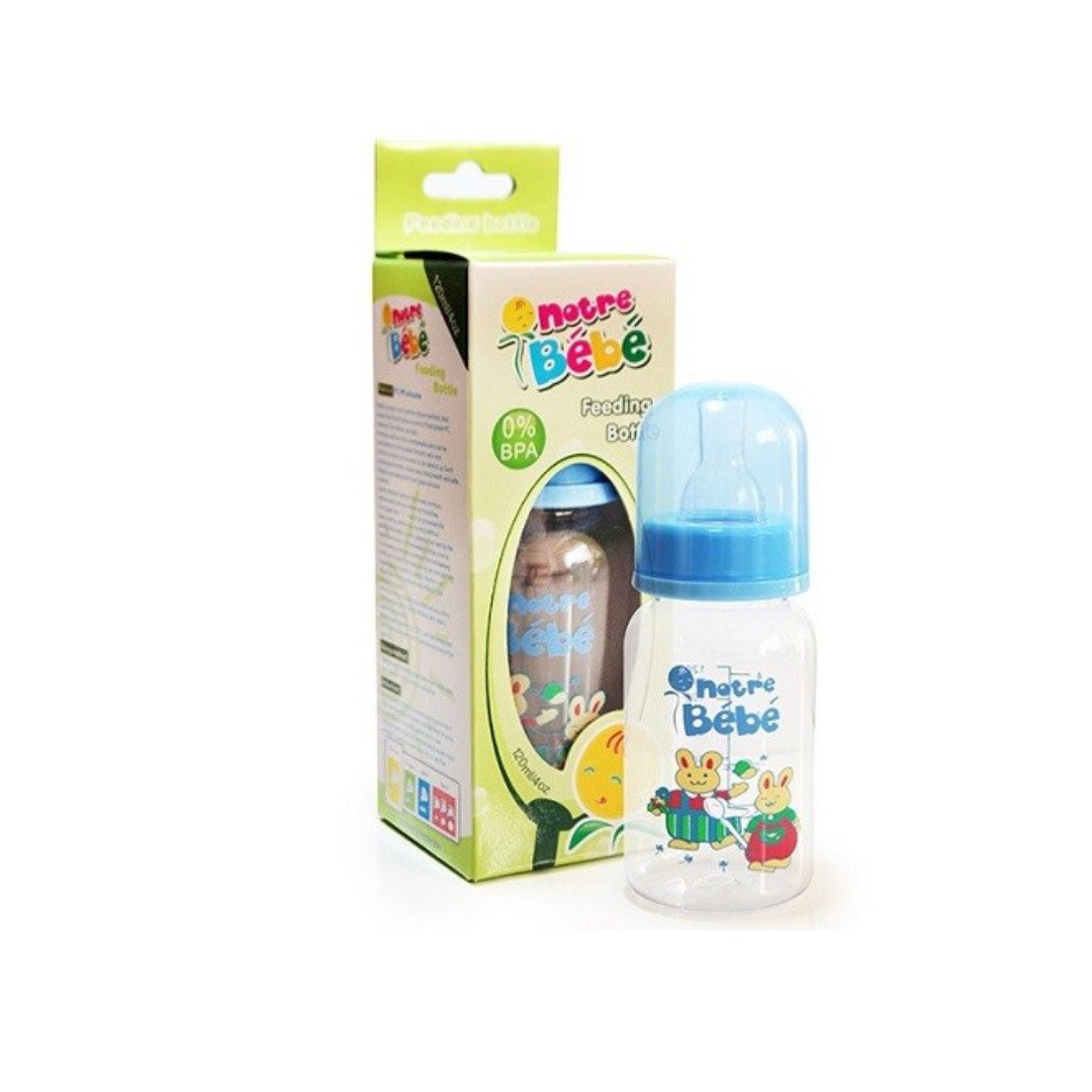 Notre-bebe-bib-opaque-Pm-0m-120ml-1 Notre Bebe Biberon Opaque Pm +0m 120ml – Image 1