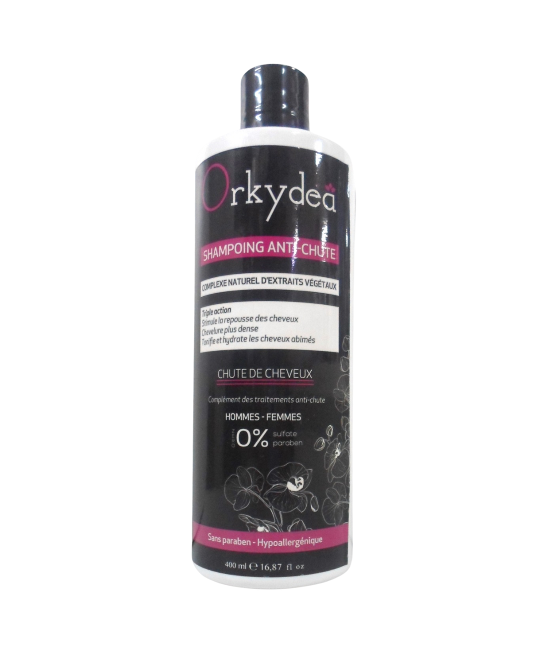 Orkydea-shamp-anti-chute-400ml-1 Orkydea Shampoing Anti Chute 400ml – Image 1