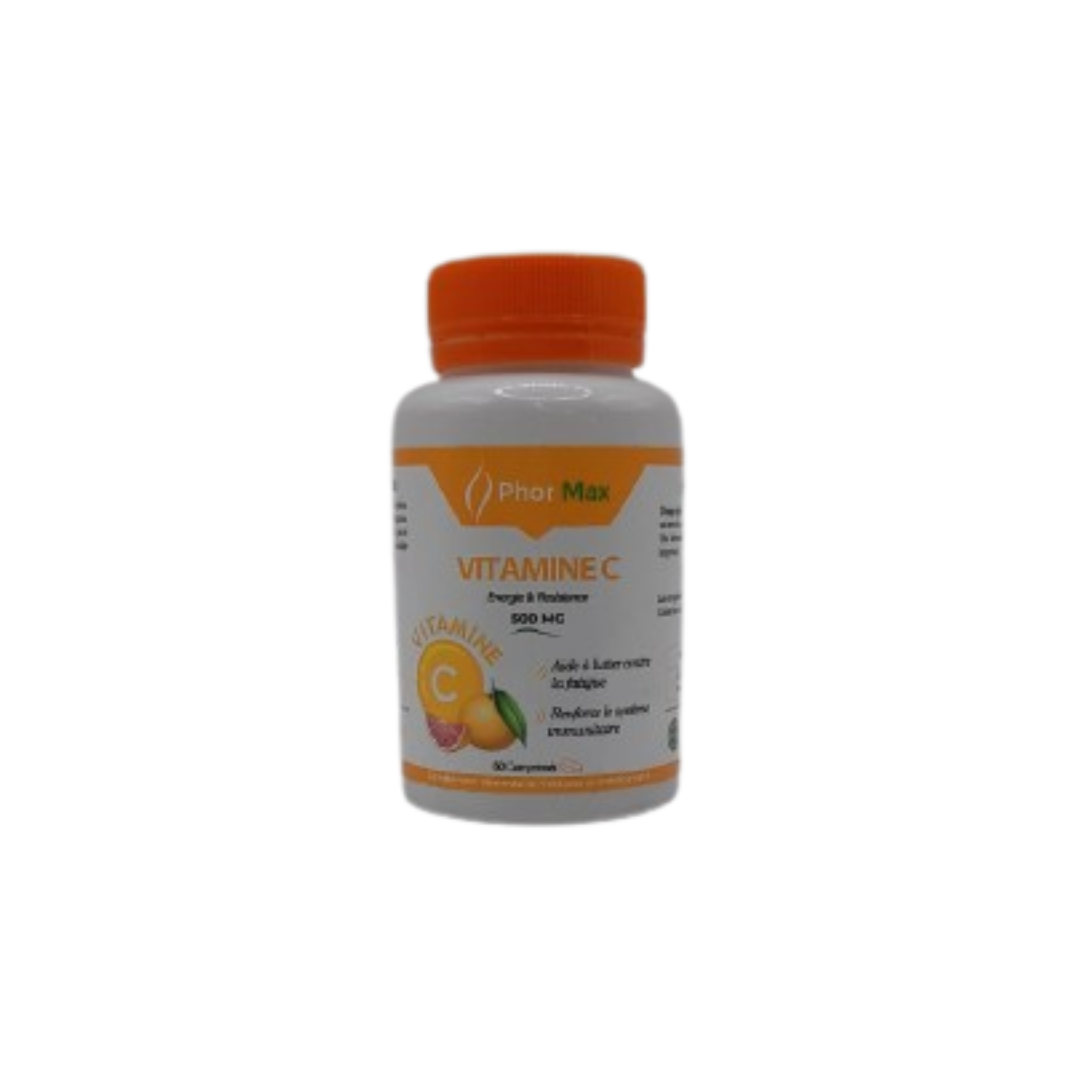 Phormax-Vitamine-C-60-Comprimes-1 Phormax Vitamine C 60 Comprimes – Image 1