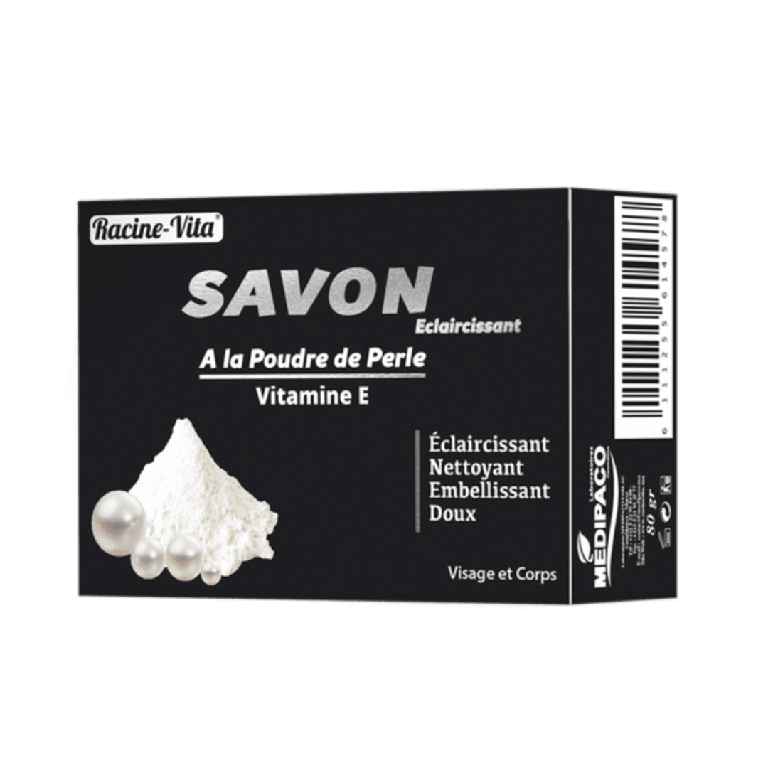 Racine-Vita-Savon-A-la-poudre-de-perle-Vit-E-80gr-1-1 Racine Vita Savon A la poudre de perle Vitamine E 80g – Image 1