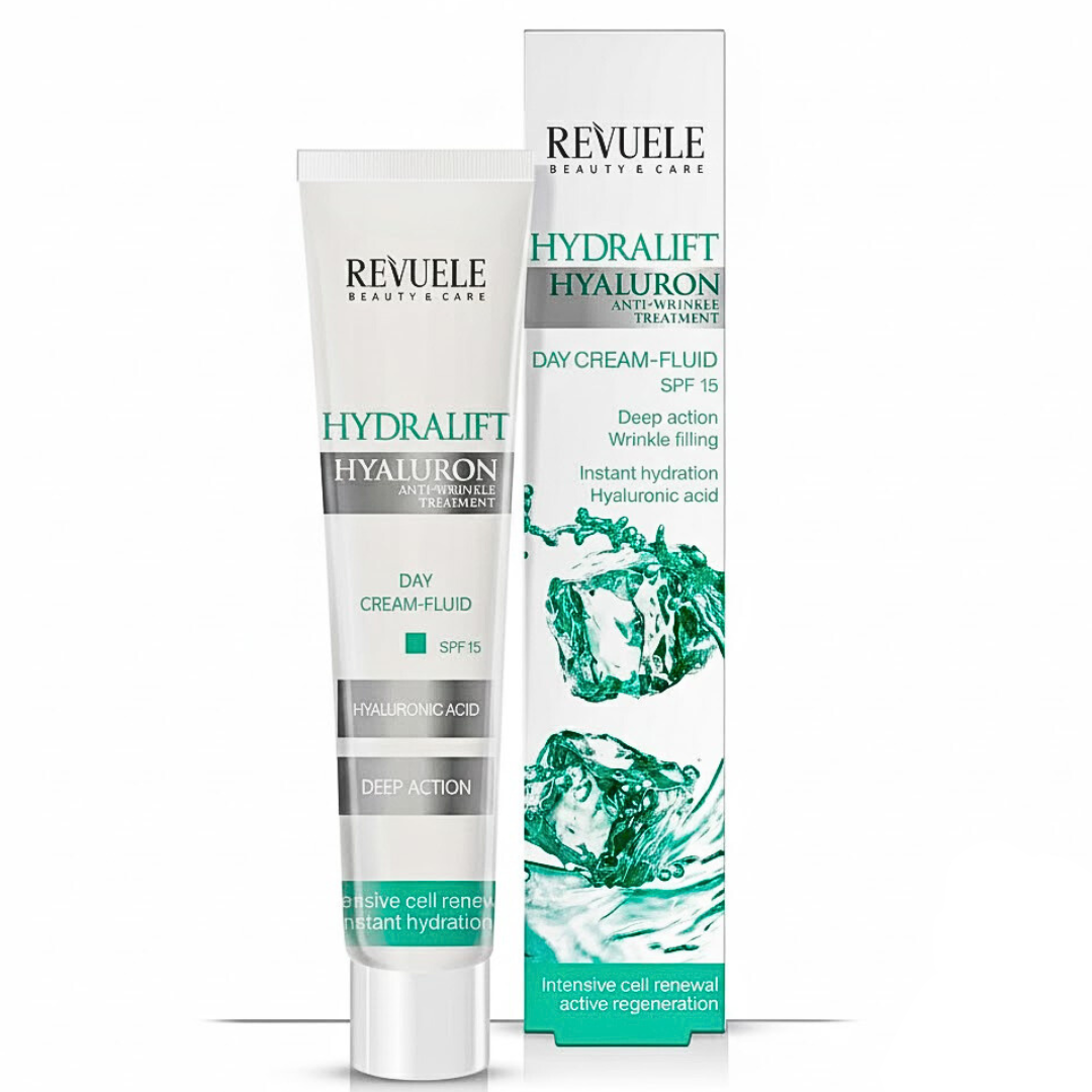 Revuele-Hydralift-Hyaluron-Day-Cream-fluid-50ml-1 Revuele Hydralift Hyaluron Day Cream-fluid 50ml – Image 1