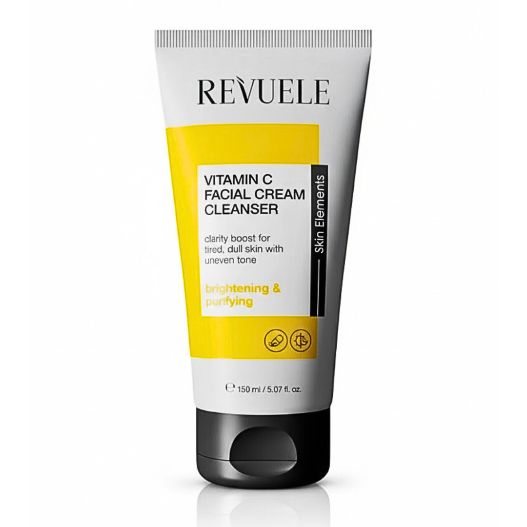 Revuele-Vitamin-C-Facial-Cream-Cleanser-150ml-1 Revuele Vitamin C Facial Cream Cleanser 150ml – Image 1