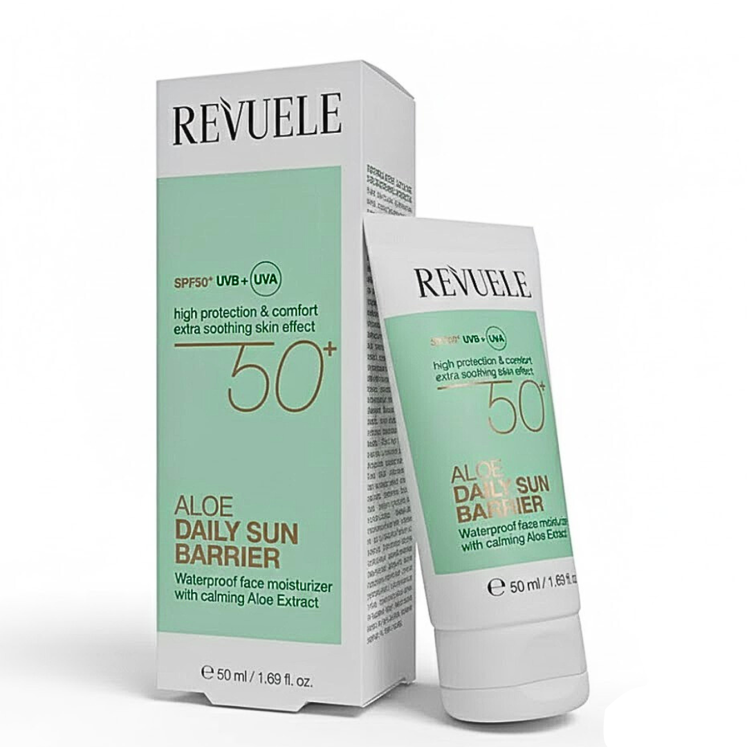 Revuele-aloe-Daily-Sun-Barrier-Spf50-50ml-1-1 Revuele Aloe Daily Sun Barrier Spf50+ 50ml – Image 1