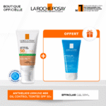La Roche Posay Anthelios Oil Control Matifiante Teinte Spf50 50ml+ Effaclar Gel Pack