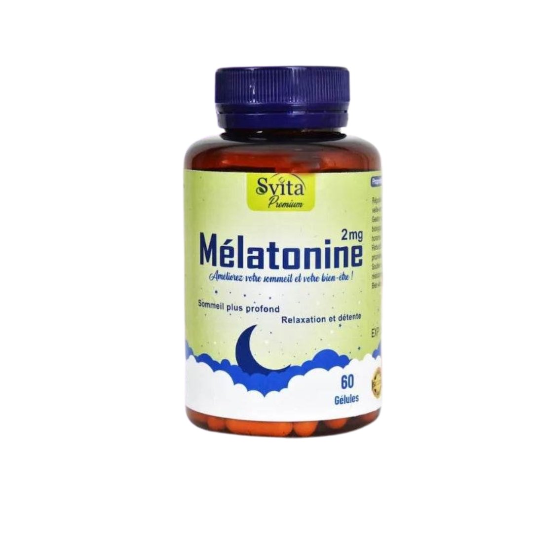 SVITA-Premium-Melatonine-2mg-60-Gelules-1 SVITA Premium Melatonine 2mg 60 Gelules – Image 1
