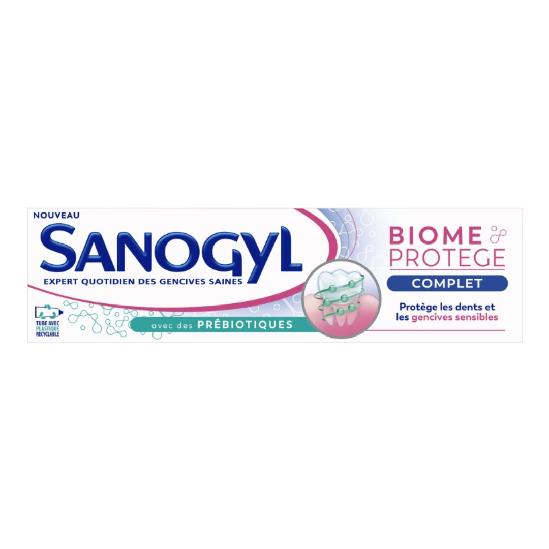 Sanogyl-dent-biome-protege-complet-75ml-1 Sanogyl Dentifrice Biome Protege Complet 75ml – Image 1