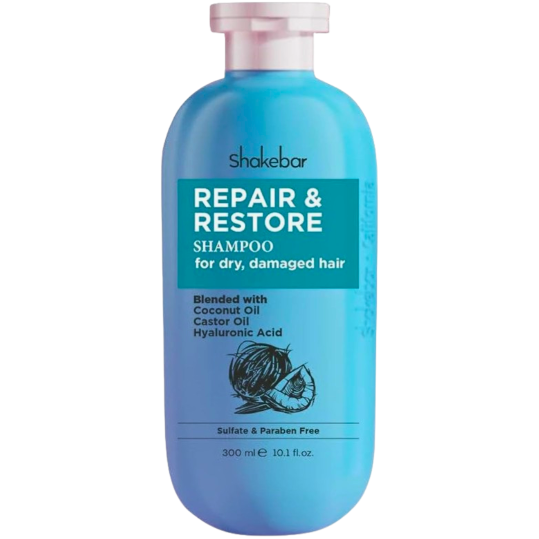 Shakebar-RepairRestore-Hair-Shampoo-300ml-1 Shakebar Repair & Restore Hair Shampoo 300ml – Image 1