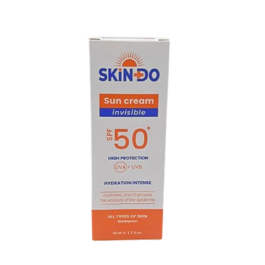 Skindo-ecran-solaire-invisible-spf50-50ml-1 Skindo Ecran Solaire Invisible Spf50+ 50ml – Image 1