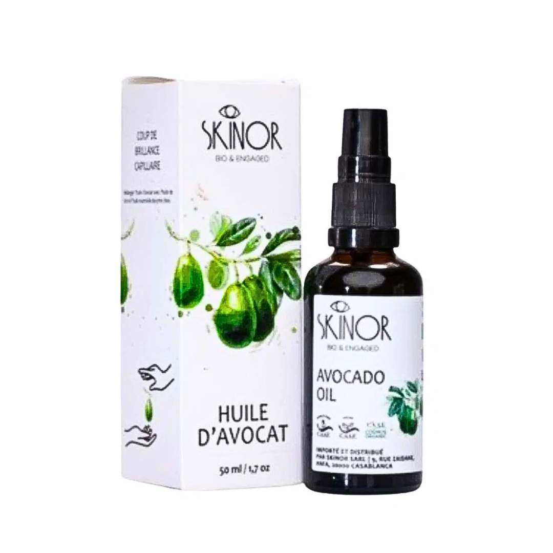 Skinor-Huile-Davocat-Bio-50ml-1 Skinor Huile D'avocat Bio 50ml – Image 1