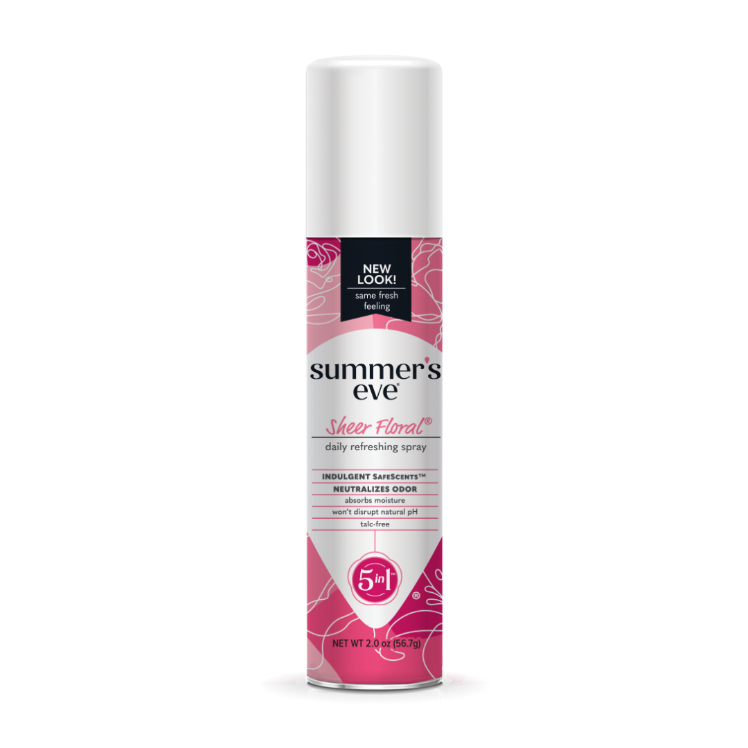 Summers-Eve-Sheer-Floral-Freshening-Spray-56.7g-1 Summer's Eve Sheer Floral Freshening Spray 56.7g – Image 1