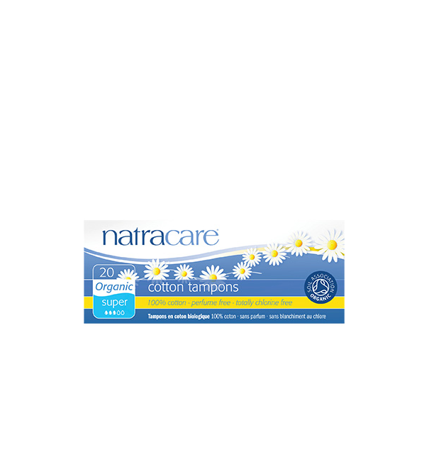 Tampons-Super-1 NATRACARE TAMPONS SUPER PLUS SANS APPLICATEUR 20 Unités – Image 1