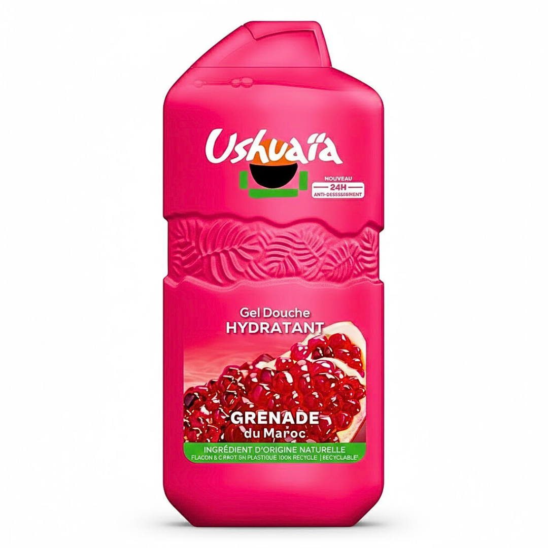 USH-Gel-Douche-Hydratante-Grenade-280ml-1 Ushuaia Gel Douche Hydratante Grenade 280ml – Image 1