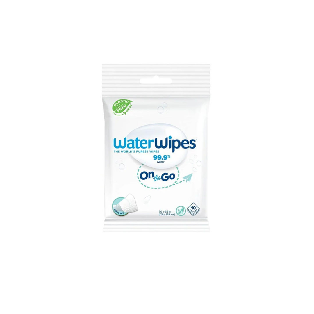 Water-Wipes-Lingettes-bebe-10-pcs-Format-voyage-1 WaterWipes On the Go Lingettes 10 Pieces – Image 1