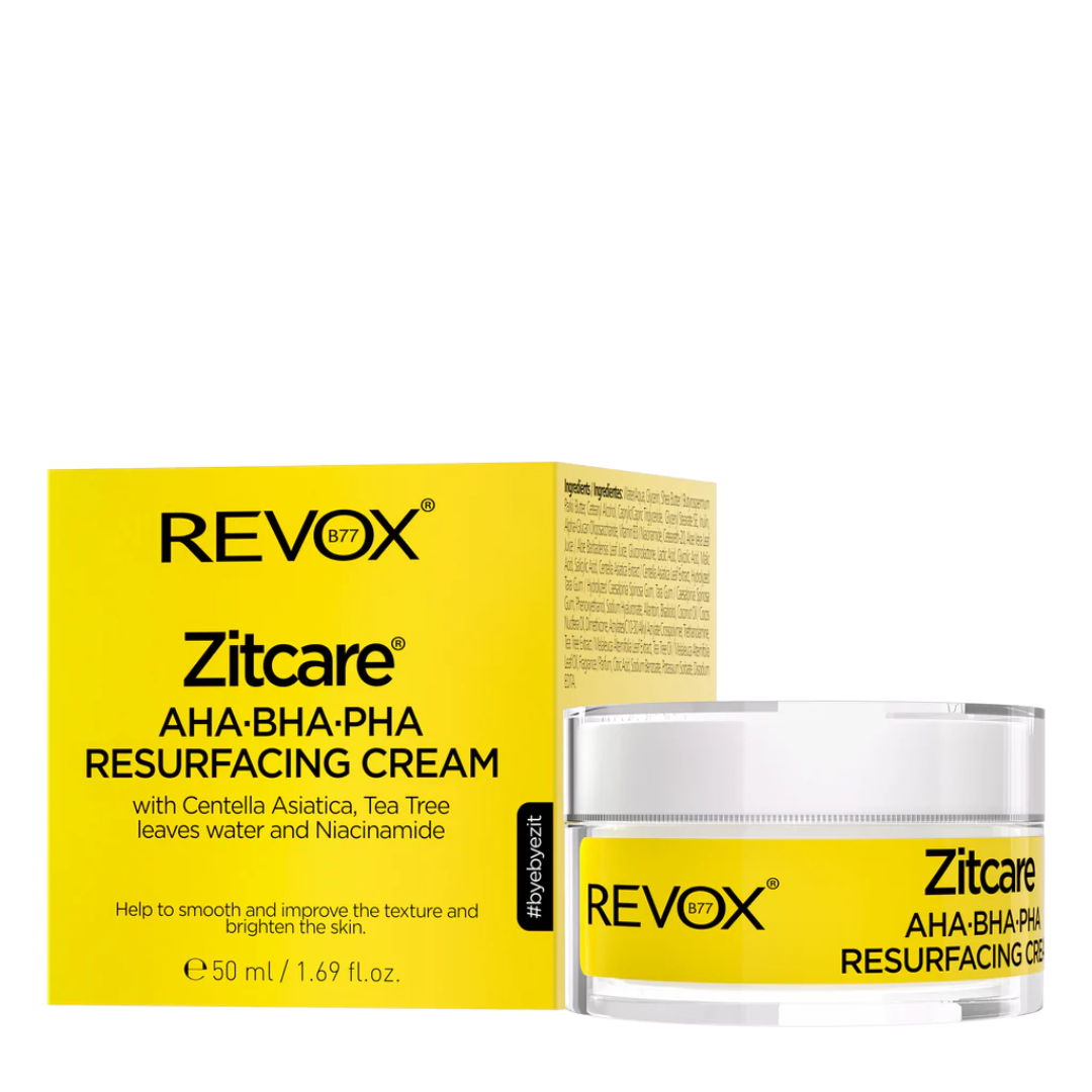 ZITCARE-AHA.BHA_.PHA_.-RESURFACING-CREAM-50ml-1 REVOX ZITCARE AHA.BHA.PHA. RESURFACING CREAM 50ml – Image 1