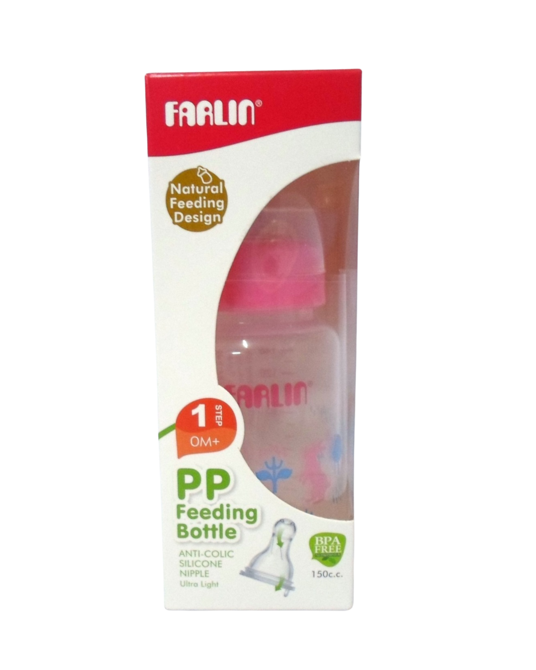 farlin-bib-en-plastic-Pm-120ml-1 Farlin Biberon En Plastic 120ml – Image 1