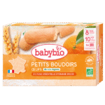 BABYBIO Petits Boudoirs à l'huile Essentielle d'orange Douce 120G