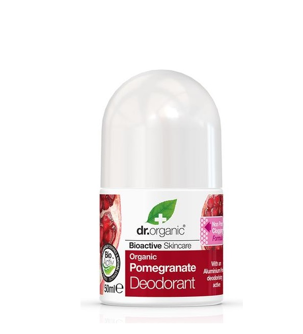 pomegranate_deodorant-drorganic-1 Dr Organic Déodorant à La Grenade 50Ml – Image 1