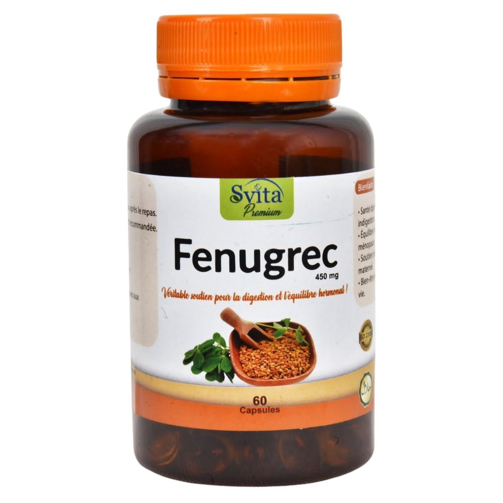 svita-premium-fenugrec-450mg-60-gelules-1 SVITA Premium Fenugrec 60 Capsules – Image 1