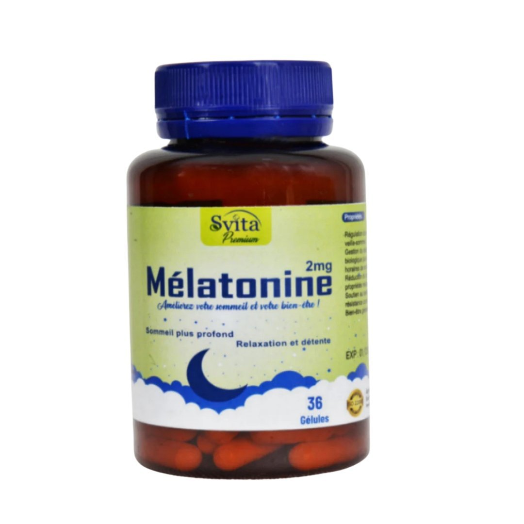 svita-premium-melatonine-1 SVITA Premium Melatonine 2mg 36 Gelules – Image 1