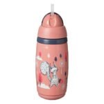 Tommee Tippee Tasse Isotherme à Paille SuperStar 266ml - Rose