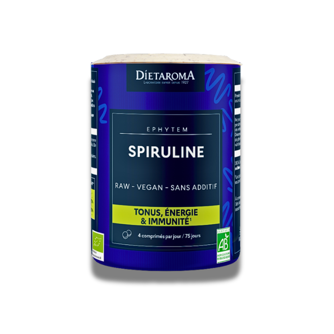 Dietaroma-Spiruline-Bio-300-Comprimes-1-1 Dietaroma Spiruline Bio 300 Comprimes – Image 1