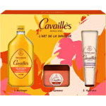 Roge cavailles Huile Douche Veloutante+Baume Gommant+Creme Miraculeuse Coffret