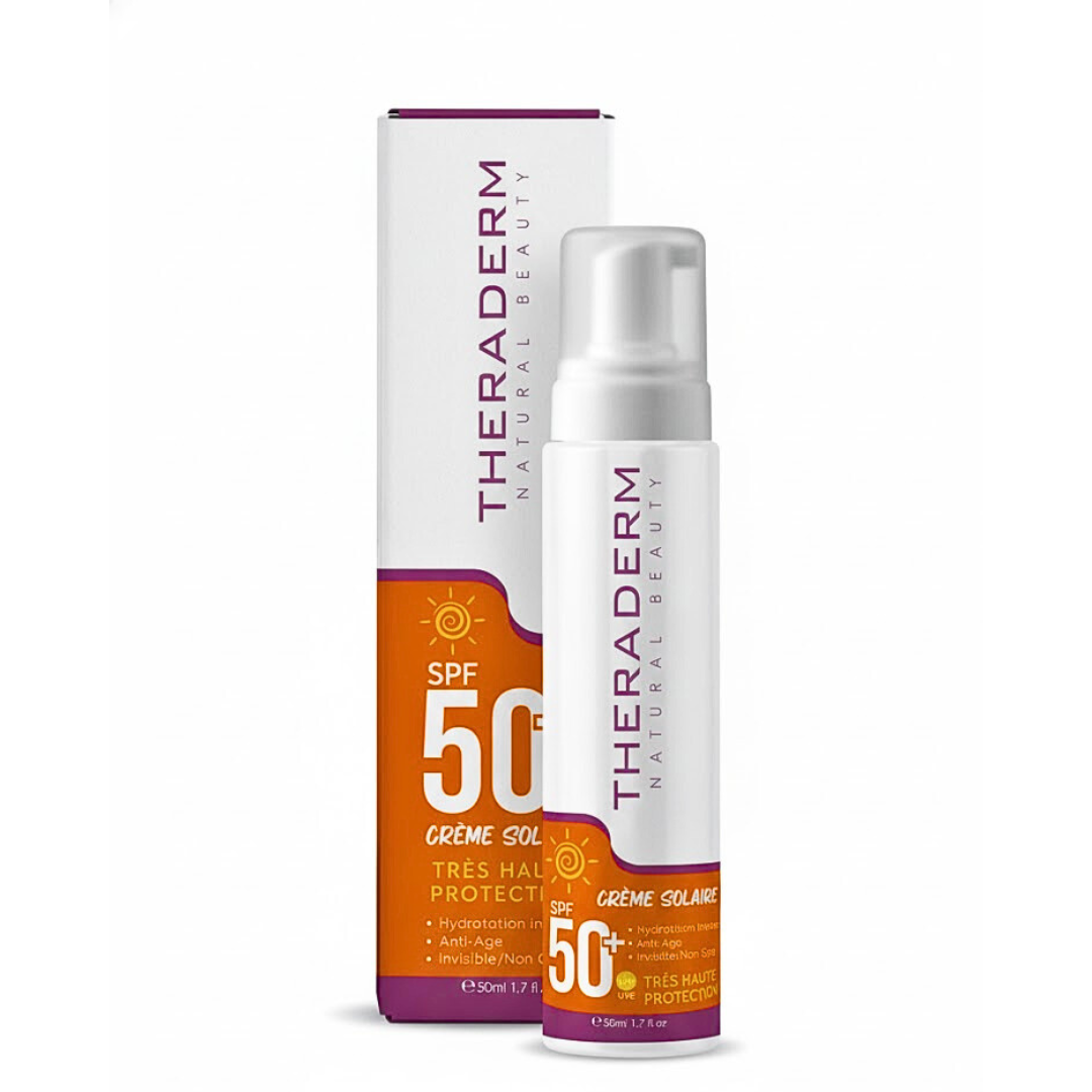 Theraderm-Creme-Solaire-Spf50-50ml-1 Theraderm Creme Solaire Spf50+ 50ml – Image 1