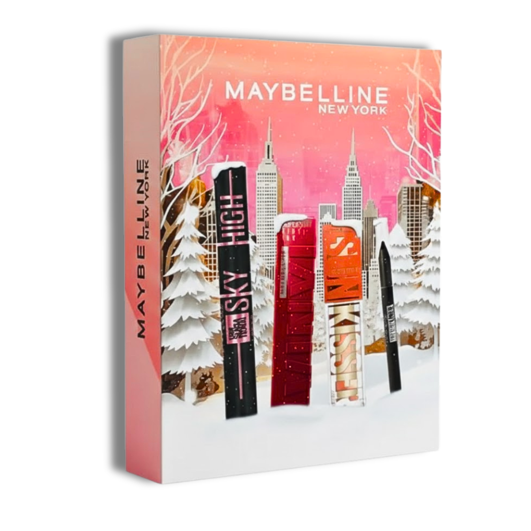 Maybelline-Pack-FDA-Skyn-HighVinyl-INKHighlighterTatto-liner Maybelline Skyn High+Vinyl INK+Highlighter+Tatto liner Coffret – Image 1