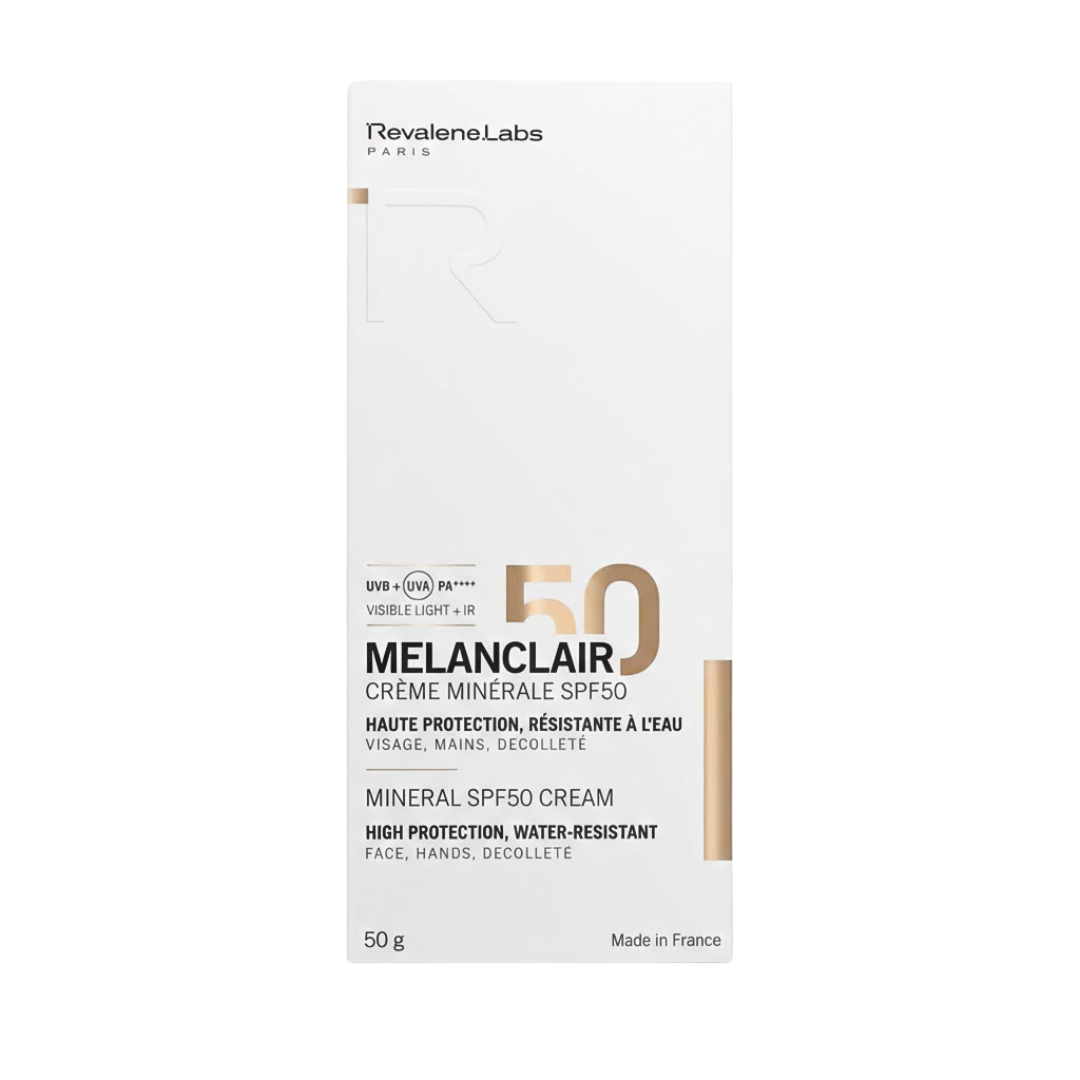 Melanclair-Creme-Mineral-spf50-50g Melanclair Creme Mineral Spf50 50g – Image 1