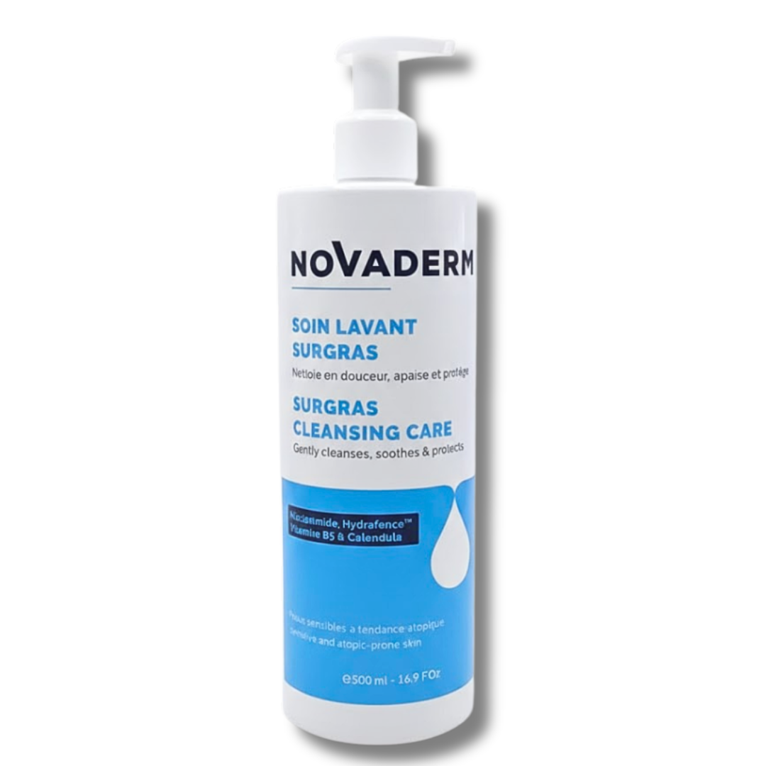Novaderm-Soin-Lavant-Surgas-500ml-1 Novaderm Soin Lavant Surgas 500ml – Image 1