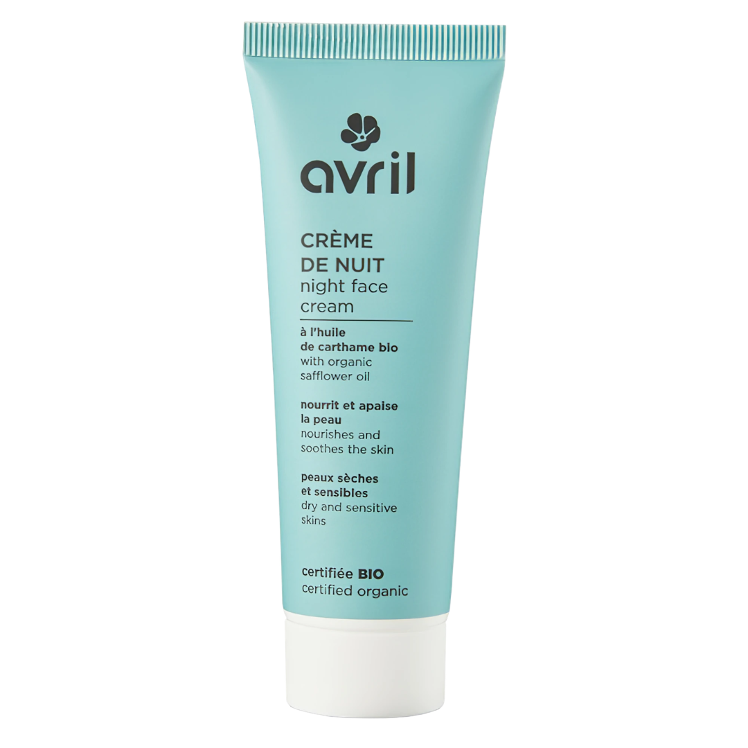 Avril-Creme-De-Nuit-P.seches-Et-Sensibles-50ml Avril Creme De Nuit Peaux Seches Et Sensibles 50ml – Image 1