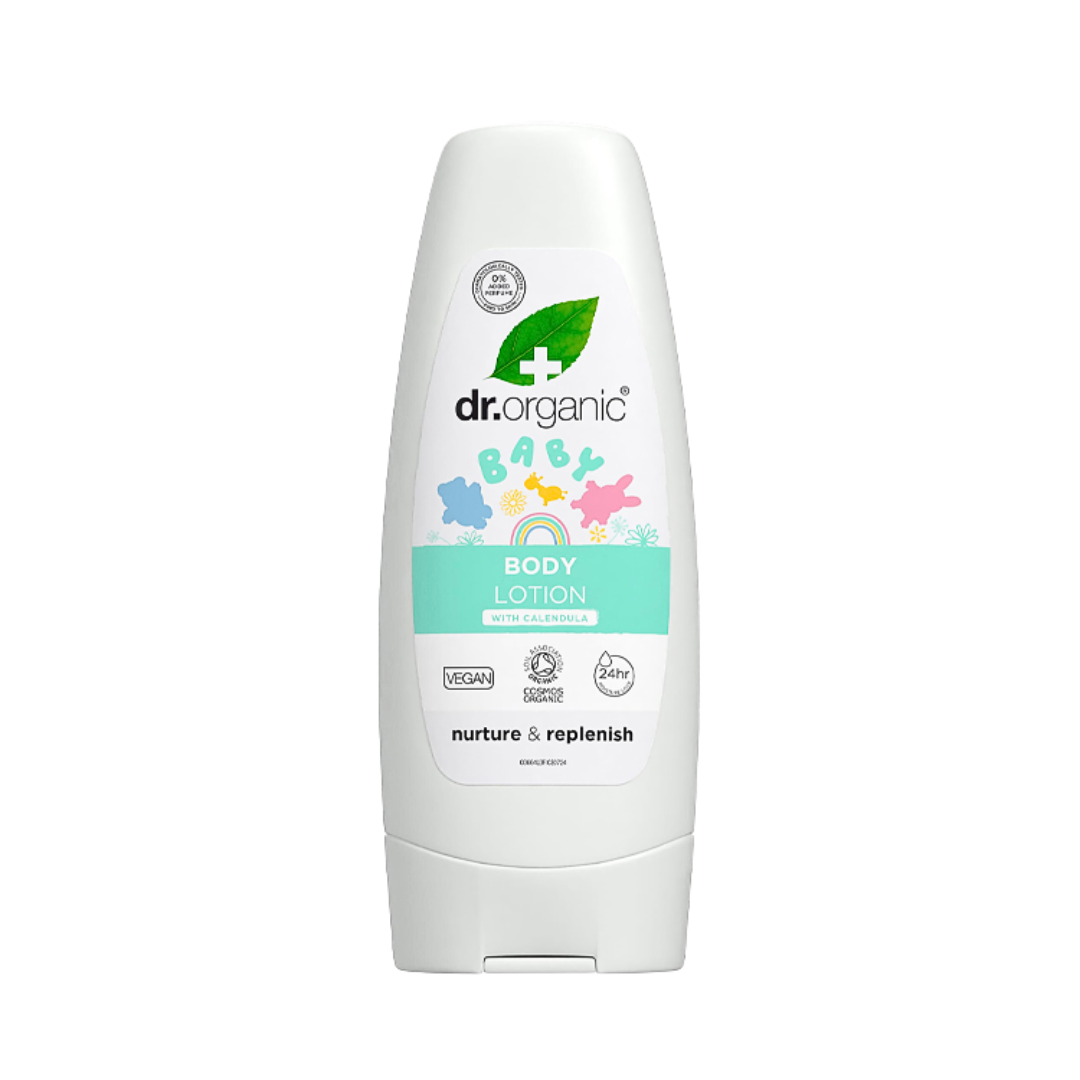 Dr-Organic-Body-Bebe-Lotion-200ml Dr Organic Body Bebe Lotion 200ml – Image 1