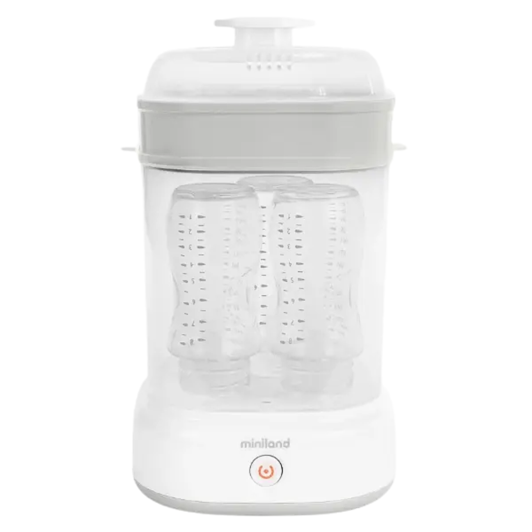 Miniland-Steamy-Sterilasteur-5-Biberons-Ref-89687 Miniland Steamy Sterilasteur 5 Biberons Refrance 89687 – Image 1