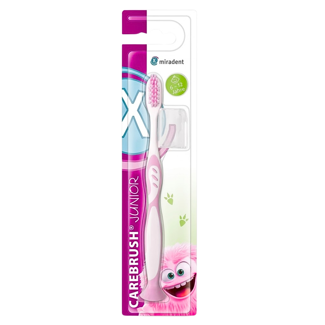 Miradent-Bad-Carebrush-Juniors-Rose-Ref-630-265 Miradent Brosse A Dents Carebrush Juniors Rose Reference 630 265 – Image 1