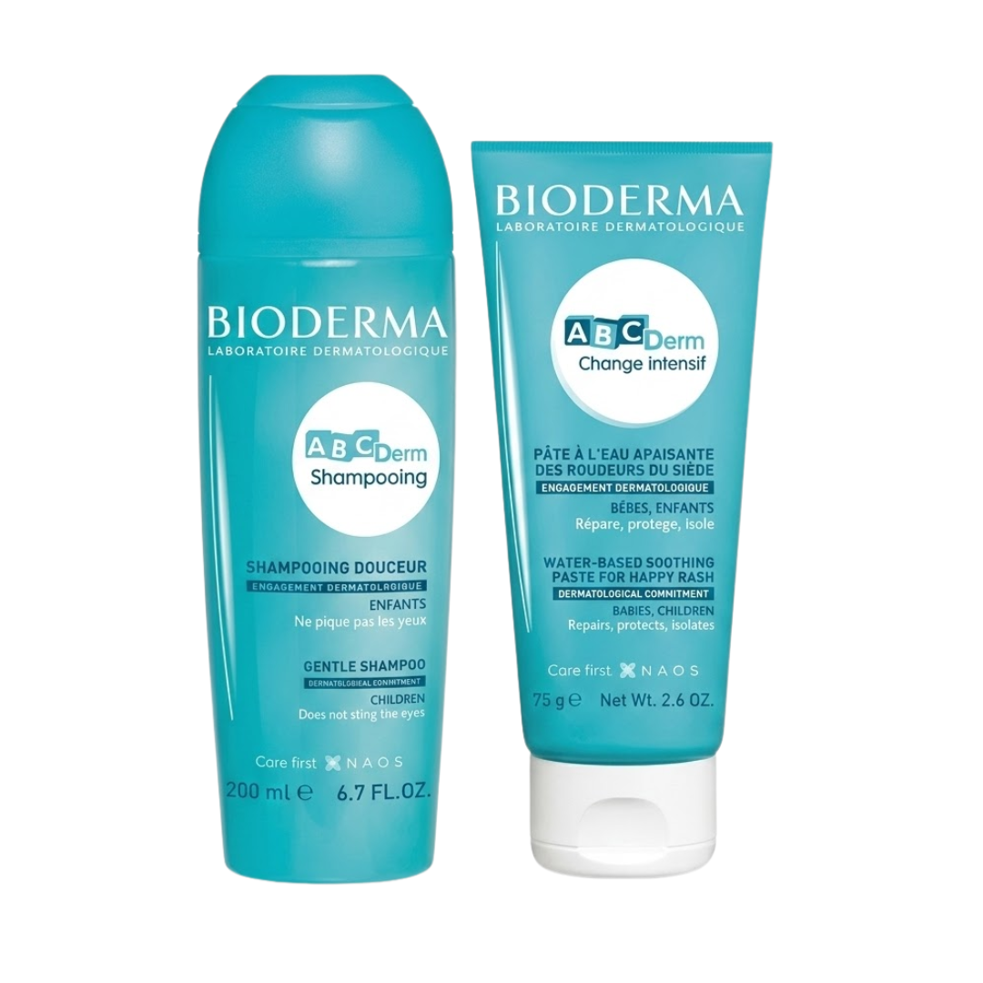 bioderma.png Abcderm Duo Pack "Shampoing 200ml+Change Intensif 75g" – Image 1