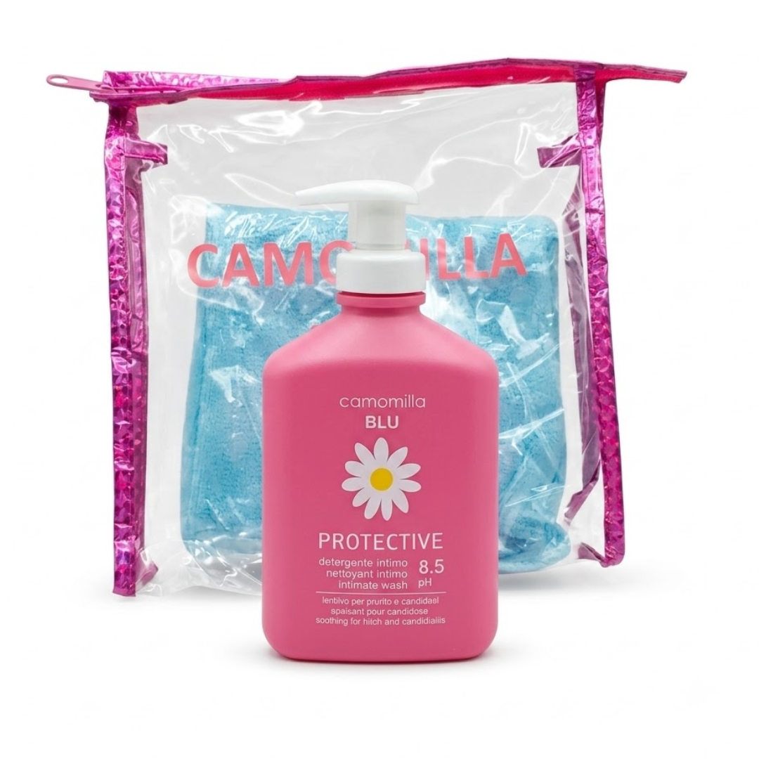 camomilla.png Camomilla Blu Protective 300ml+Serviette Trousse – Image 1