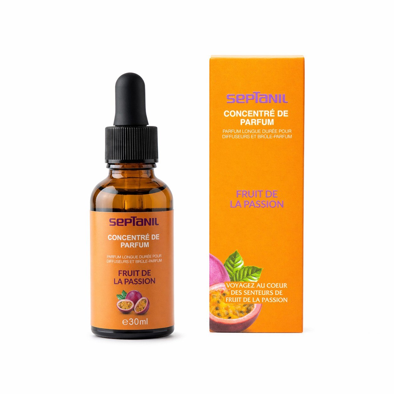 fruit-de-la-passionconcentre.jpg Septanil Base Fragrance Compte Goutte Fruit De La Passion 30ml – Image 1